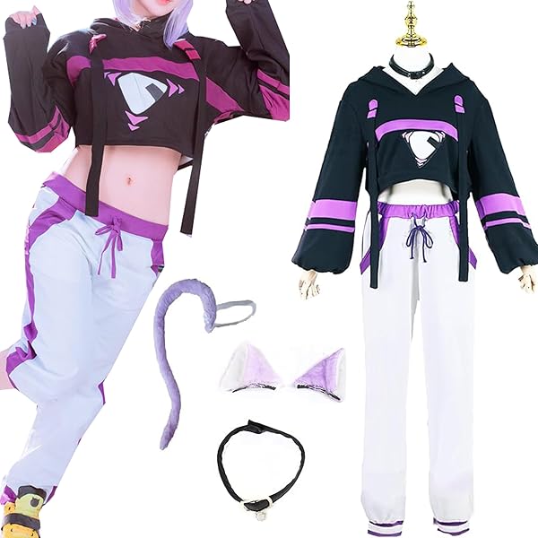 【ホロライブ】猫又おかゆ コスプレ 靴と尻尾付き ホロライブ hololive 猫又おかゆ／ねこまた おかゆ VTuber